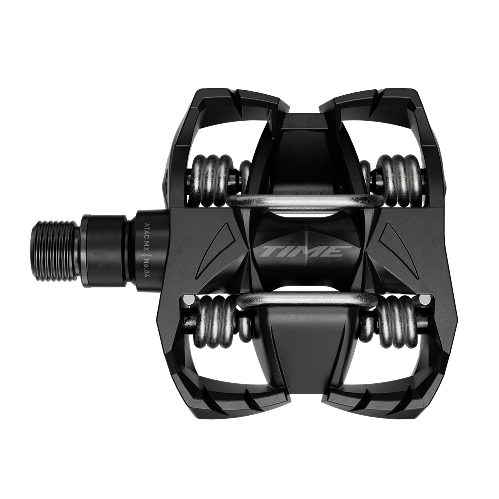 pedales time atac mx 4 noir avec cales a    BIKERY
