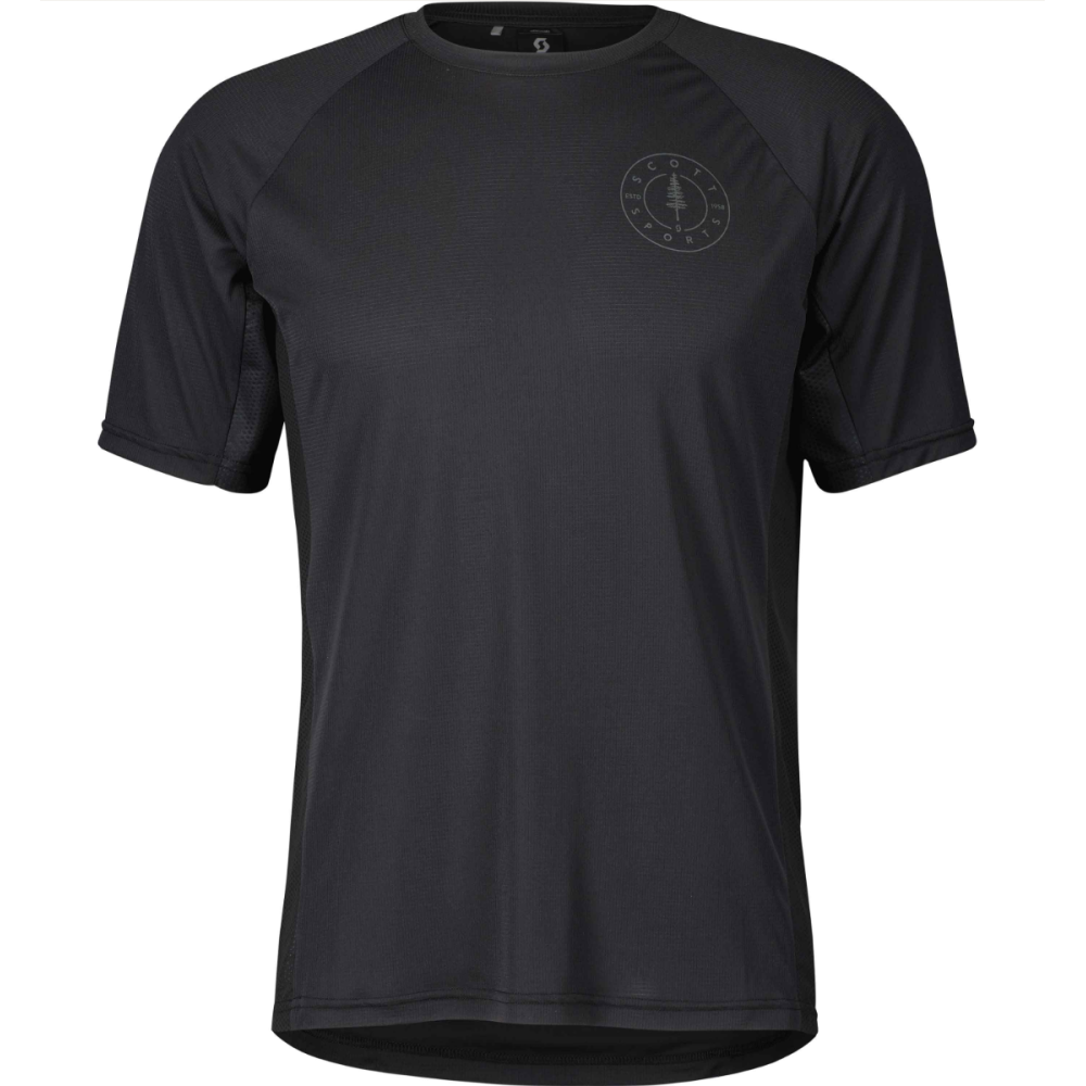 sco shirt ms trail flow pro ss black m  SCOTT  BIKERY