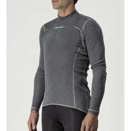 maillot de corps ml flanders warm gris x  CASTELLI  BIKERY