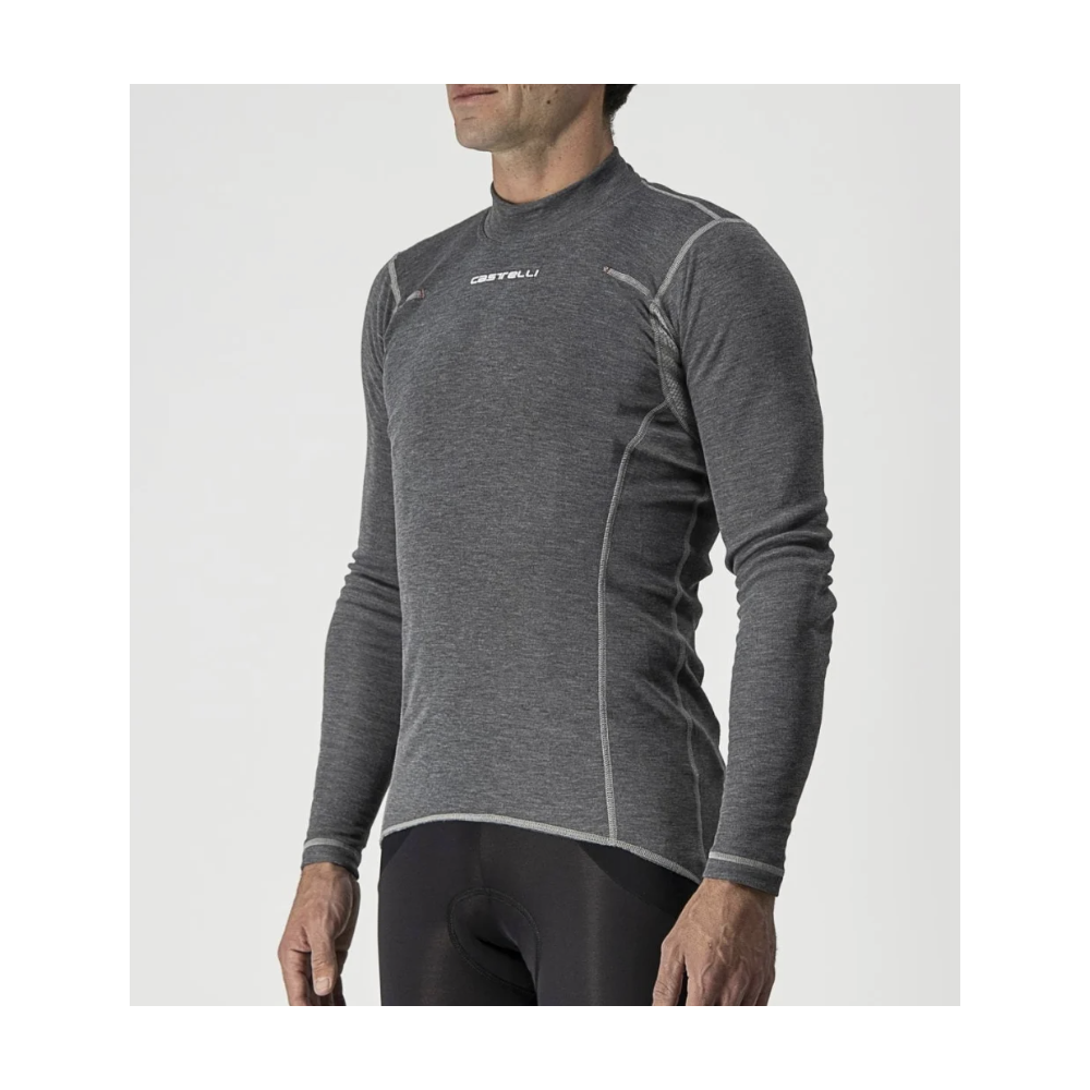 maillot de corps ml flanders warm gris x CASTELLI BIKERY maillot de corps ml flanders warm gris x CASTELLI BIKERY
