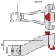 Plan fixation KLICKfix pour tube potence vélo (Ø 22,2-25,4mm)
