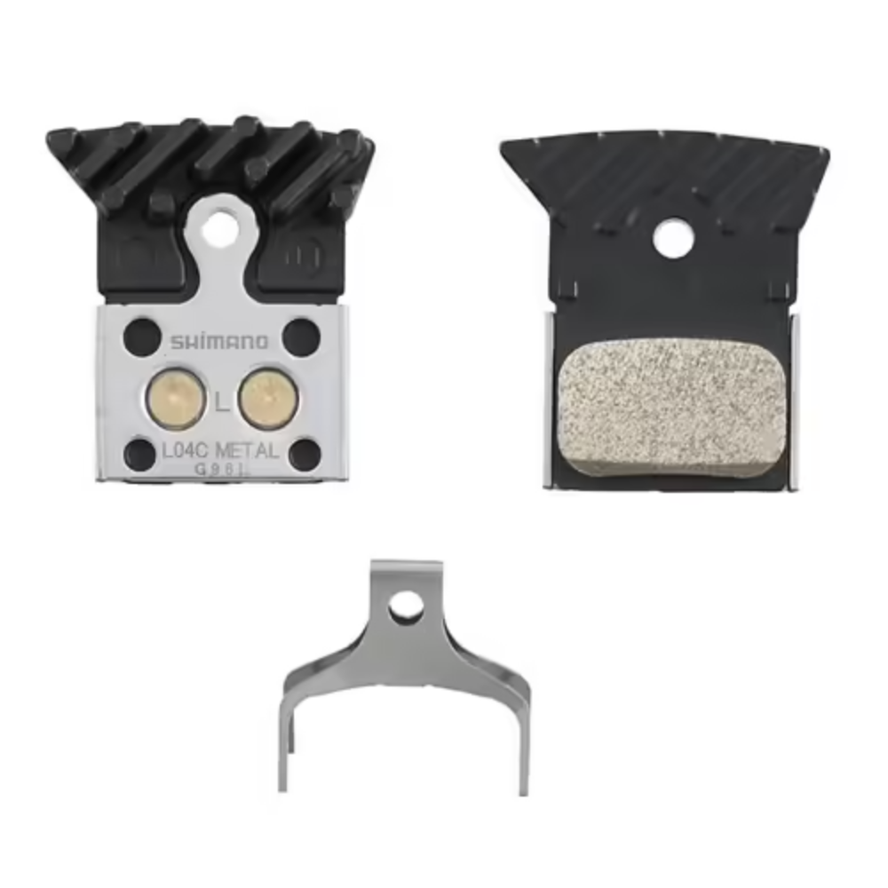 plaquettes frein metal l04c inclus resso  SHIMANO  BIKERY
