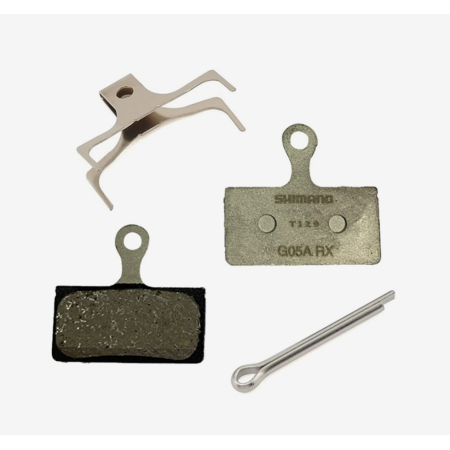 plaquettes frein resine g05a inclus ress  SHIMANO  BIKERY