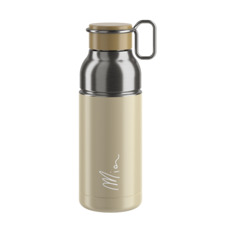 elite bidon mia beigesilver 650ml    BIKERY