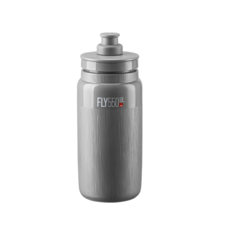 elite bidon fly tex gris, logo g  ELITE  BIKERY