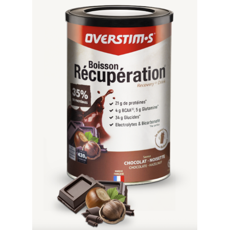 boisson de recuperation elite choconoisette  OVERSTIM  BIKERY