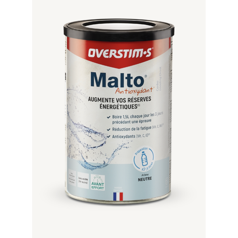 boisson malto antioxydant neutre  OVERSTIM  BIKERY