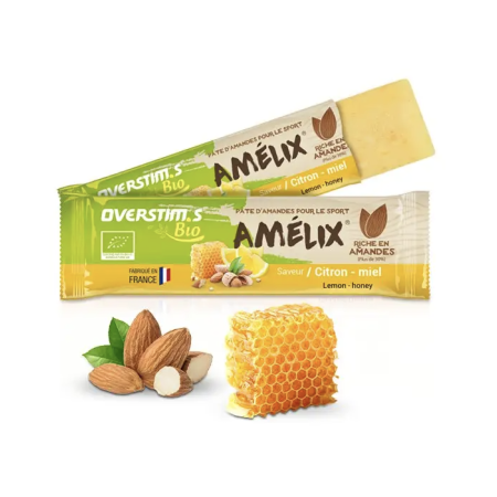 barre amelix bio citron  miel  OVERSTIM  BIKERY