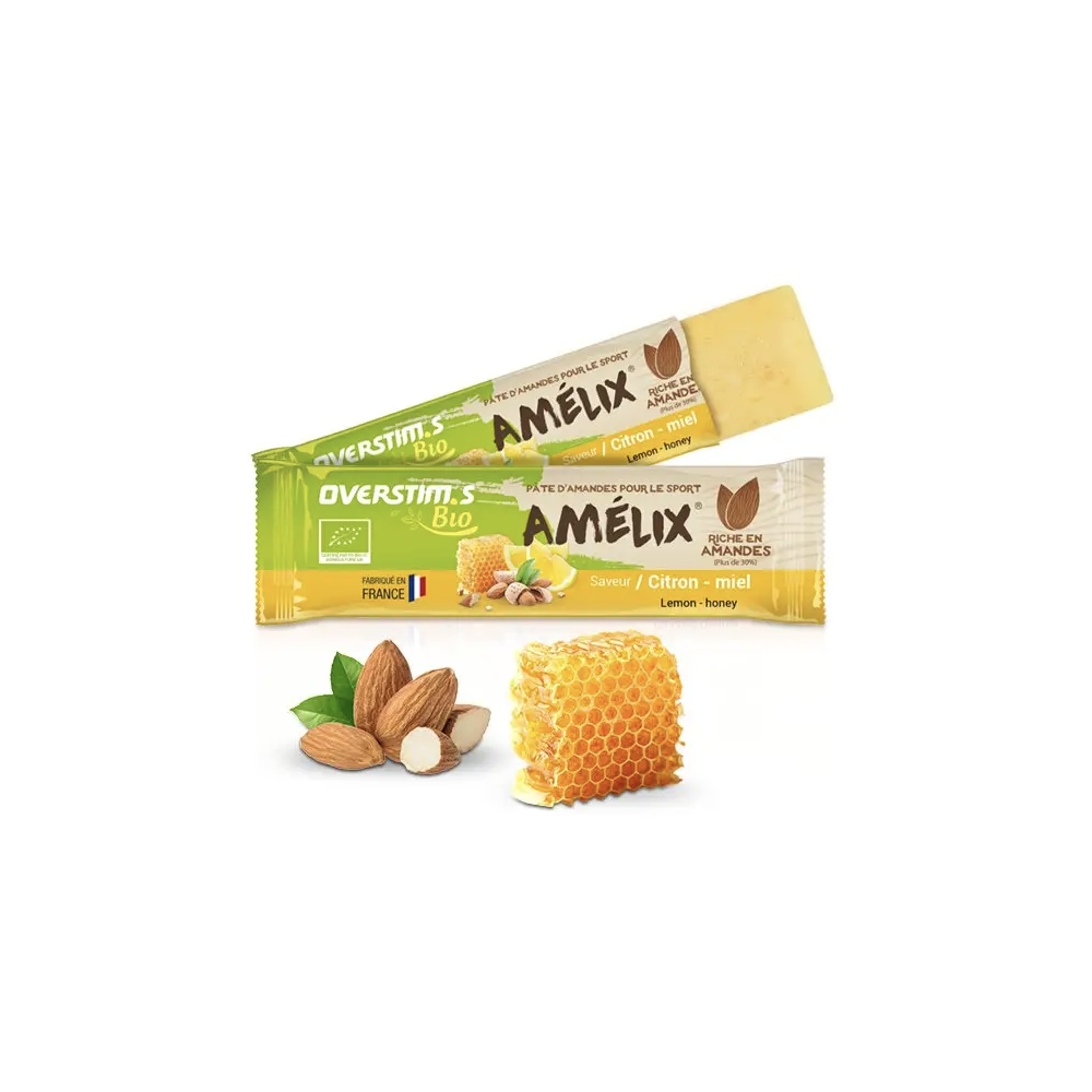 barre amelix bio citron  miel  OVERSTIM  BIKERY