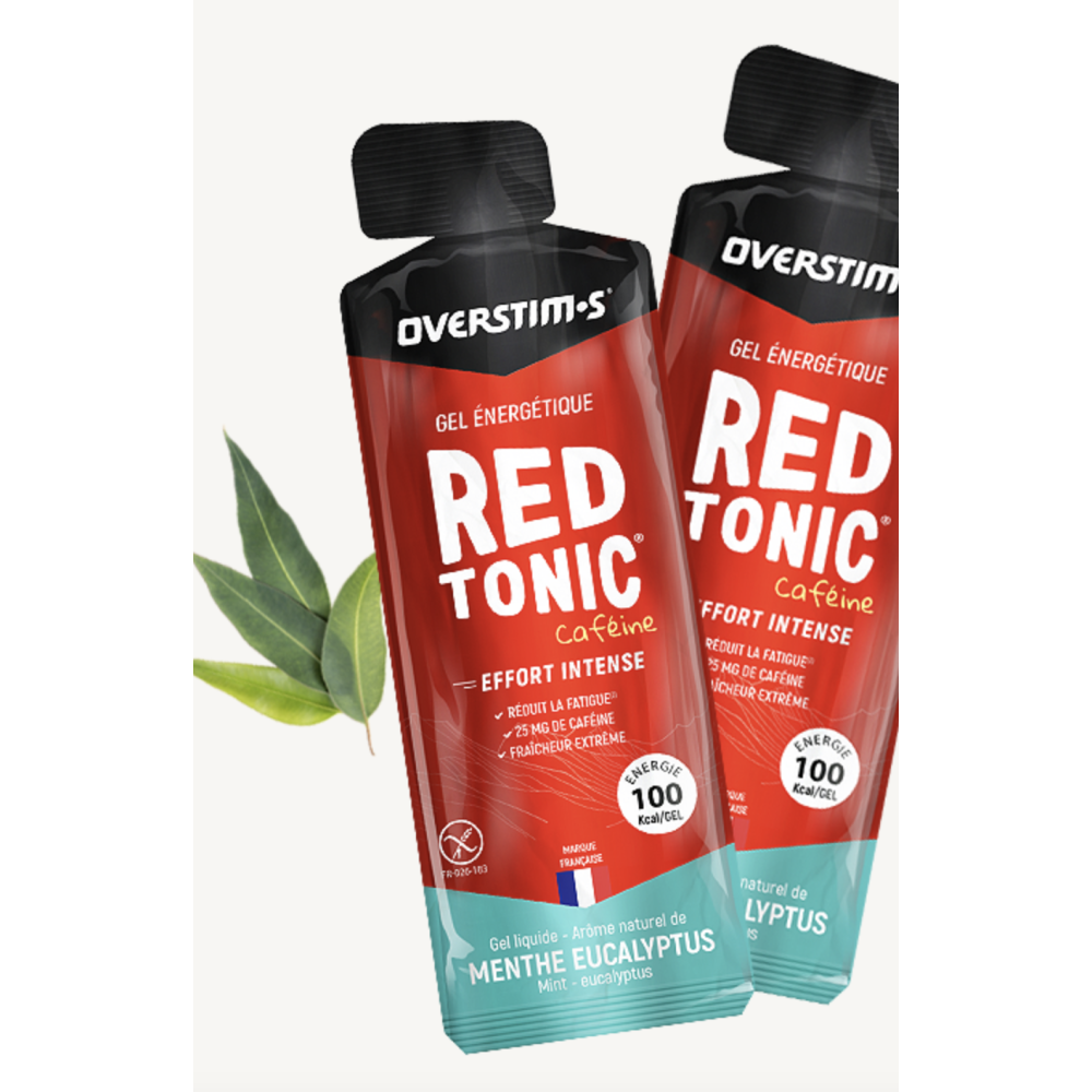 gel red tonic menthe eucalyptus  OVERSTIM  BIKERY