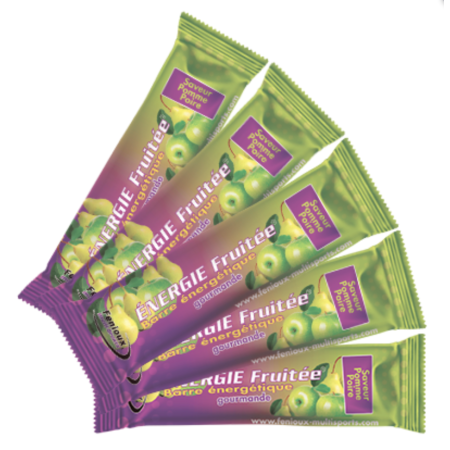 barre energie fruitee pomme poire 1 barre  FENIOUX  BIKERY