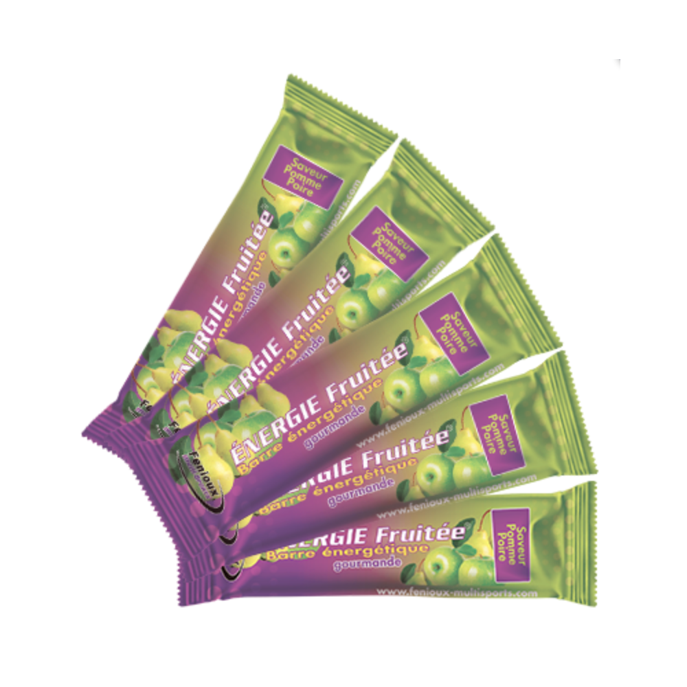 barre energie fruitee pomme poire 1 barre  FENIOUX  BIKERY