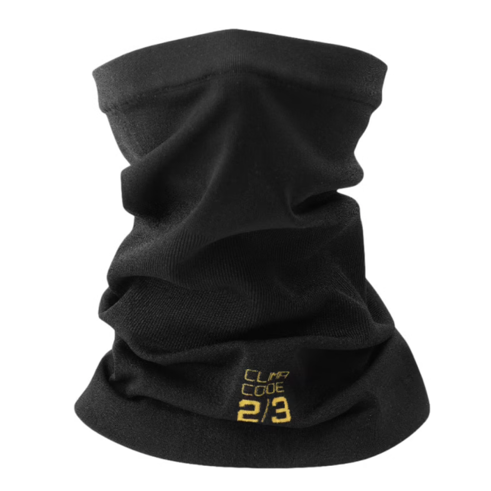 spring fall neck warmer black se  ASSOS  BIKERY