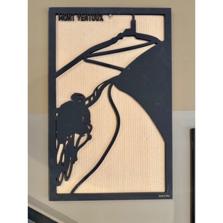 cadre ventoux  55 x 35 cm, noir  JE SUIS ART  BIKERY