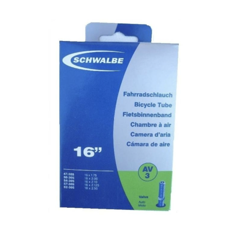chambre a air schwalbe 16x175250 valv  SCHWALBE  BIKERY