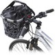Panier Bike Basket KLICKfix Fleur Noir sur vélo