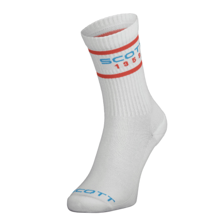 sco sock retro casual crew white 3941   SCOTT  BIKERY